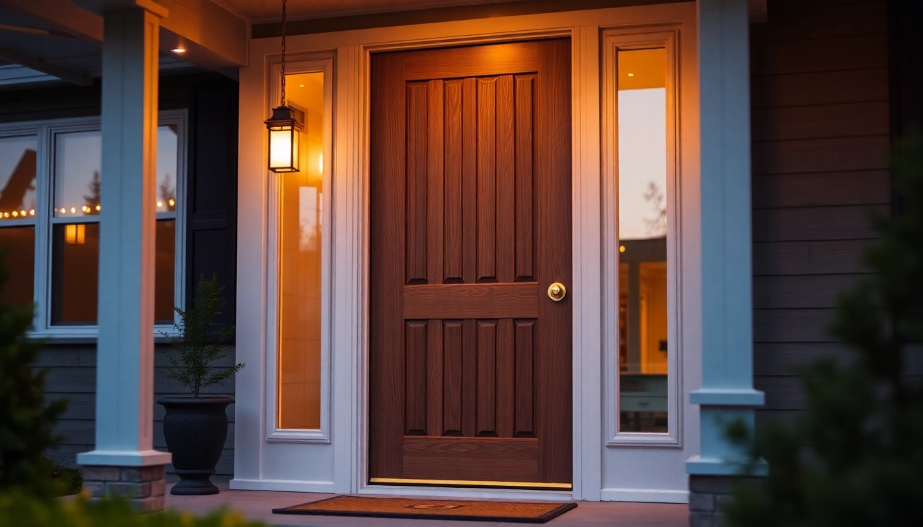 front door replacement: sleek entry upgrade with premium hardware.