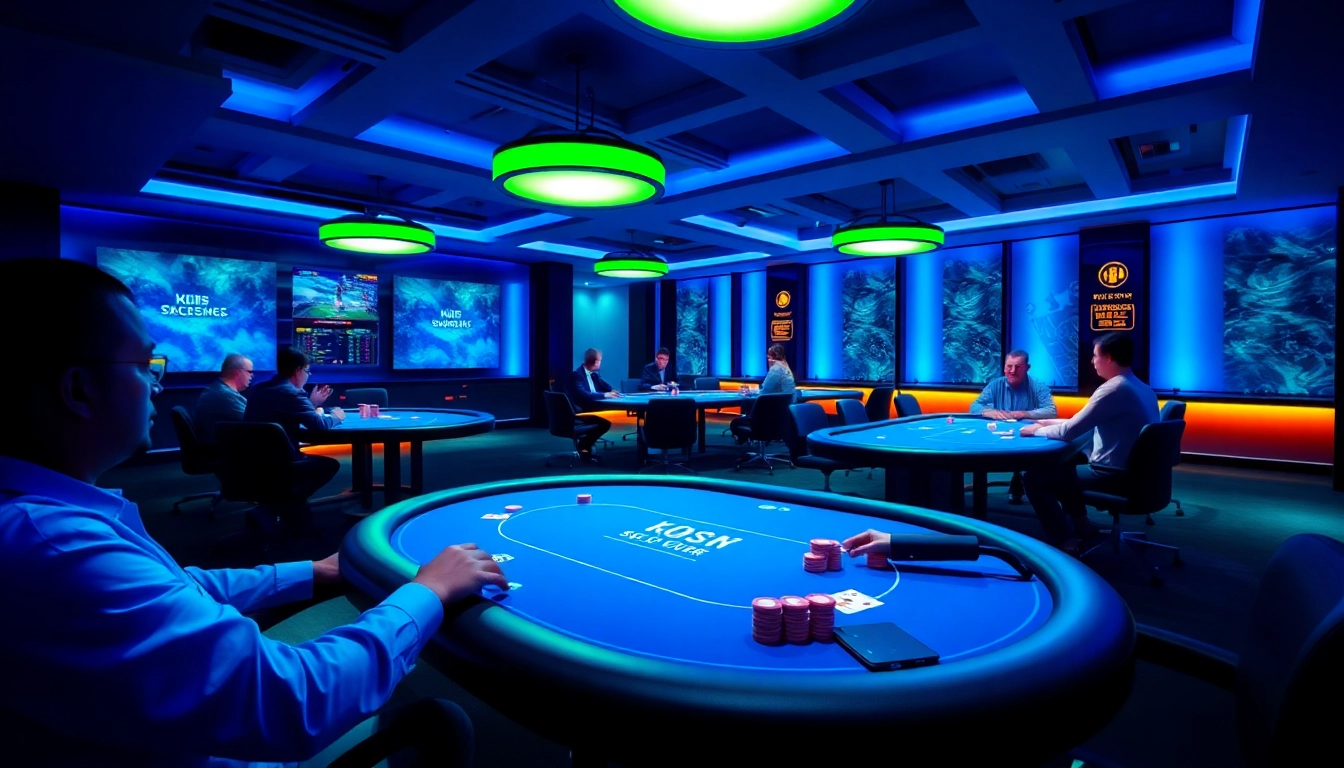 Pokerbros Diamond Union online poker club with active players, chips, and cards on vibrant tables, showcasing strategic gameplay and community.