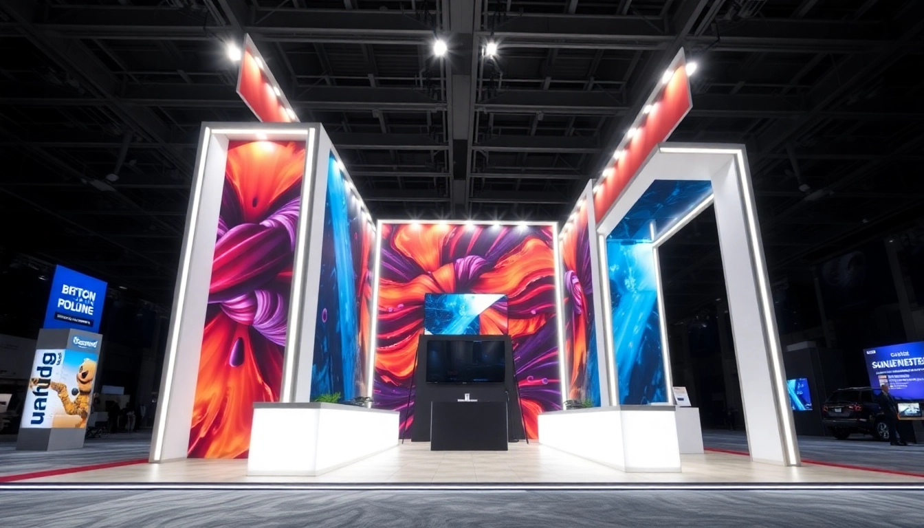 Effective tradeshow displays showcasing eye-catching booth setups to attract visitors at events