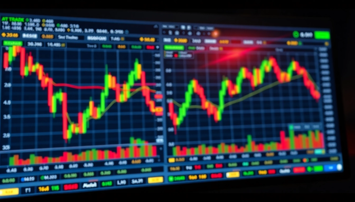 Trading view platform with detailed trading charts and analysis tools for traders